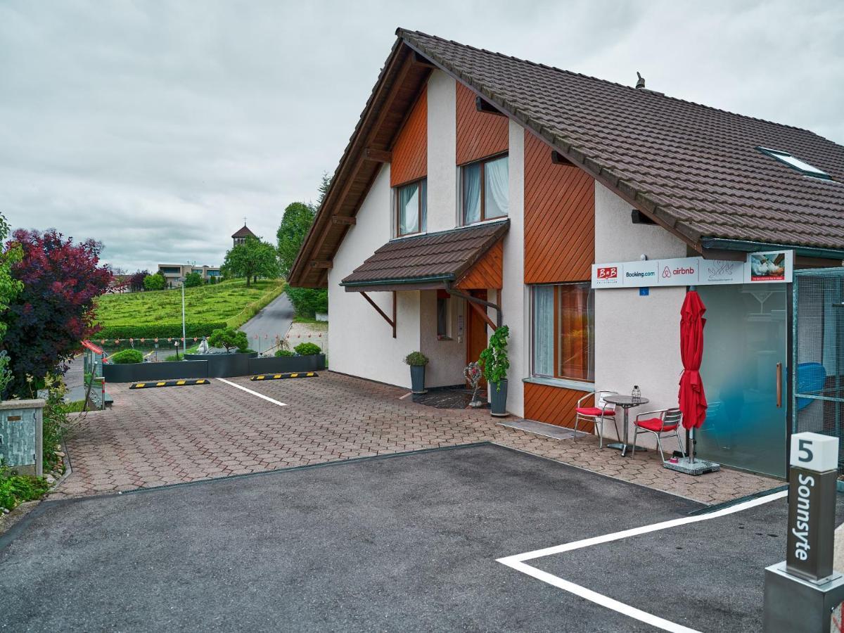 Ruhige Zimmer Im Gruenen Und Studio Im Naherholungsgebiet Sigigen 외부 사진